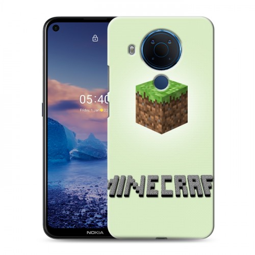 Дизайнерский силиконовый чехол для Nokia 5.4 Minecraft