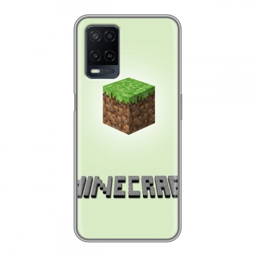 Дизайнерский силиконовый чехол для OPPO A54 Minecraft