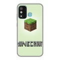 Дизайнерский силиконовый чехол для Itel A27 Minecraft