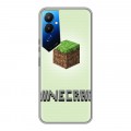 Дизайнерский силиконовый чехол для Tecno Pova 4 Minecraft