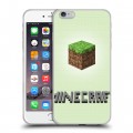 Дизайнерский силиконовый чехол для Iphone 6 Plus/6s Plus Minecraft