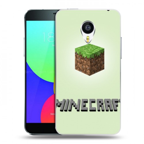 Дизайнерский пластиковый чехол для Meizu MX4 Pro Minecraft