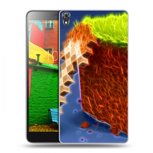 Дизайнерский силиконовый чехол для Lenovo Phab Minecraft