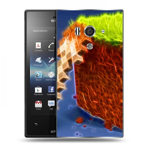 Дизайнерский пластиковый чехол для Sony Xperia acro S Minecraft