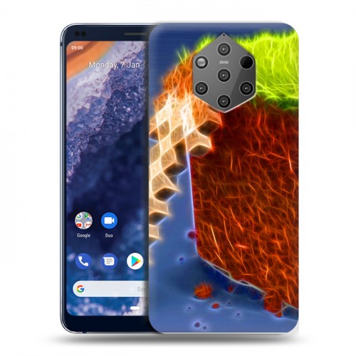 Дизайнерский силиконовый чехол для Nokia 9 PureView Minecraft