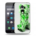 Дизайнерский пластиковый чехол для Meizu M2 Note Minecraft