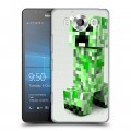 Дизайнерский пластиковый чехол для Microsoft Lumia 950 Minecraft