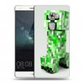 Дизайнерский пластиковый чехол для Huawei Mate S Minecraft