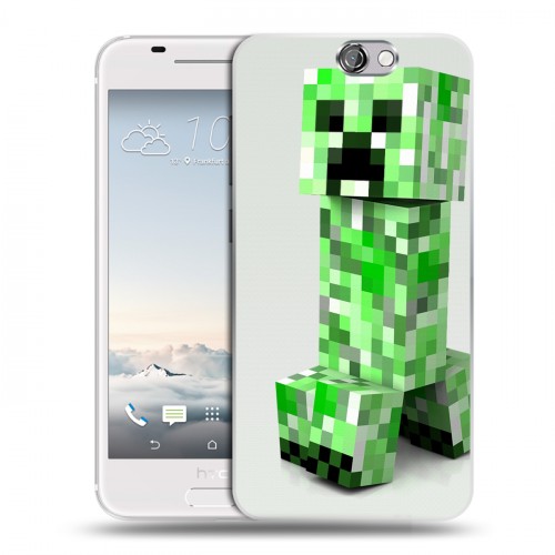 Дизайнерский силиконовый чехол для HTC One A9 Minecraft