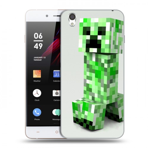 Дизайнерский пластиковый чехол для OnePlus X Minecraft