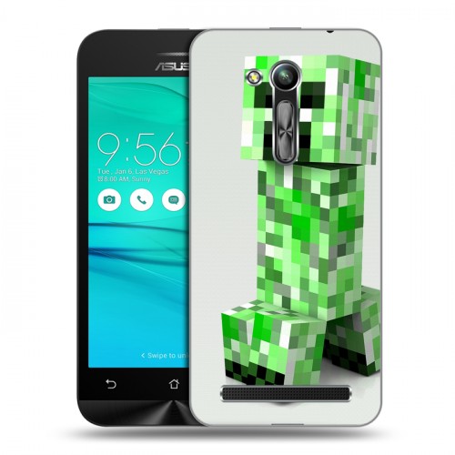 Дизайнерский пластиковый чехол для ASUS ZenFone Go 4.5 ZB452KG Minecraft
