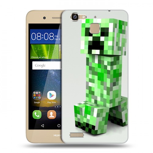 Дизайнерский пластиковый чехол для Huawei GR3 Minecraft