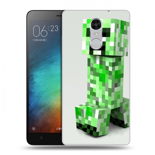 Дизайнерский силиконовый чехол для Xiaomi RedMi Pro Minecraft