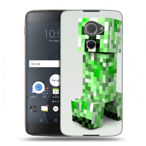 Дизайнерский пластиковый чехол для Blackberry DTEK60 Minecraft