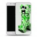 Дизайнерский силиконовый чехол для Meizu M5s Minecraft