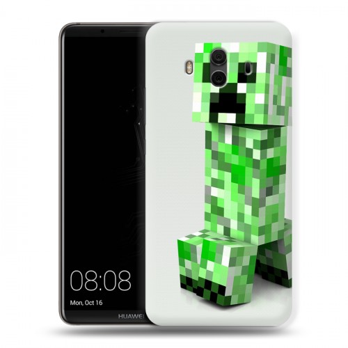 Дизайнерский пластиковый чехол для Huawei Mate 10 Minecraft