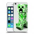 Дизайнерский пластиковый чехол для Iphone 5s Minecraft