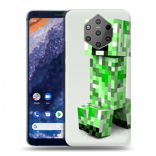 Дизайнерский силиконовый чехол для Nokia 9 PureView Minecraft