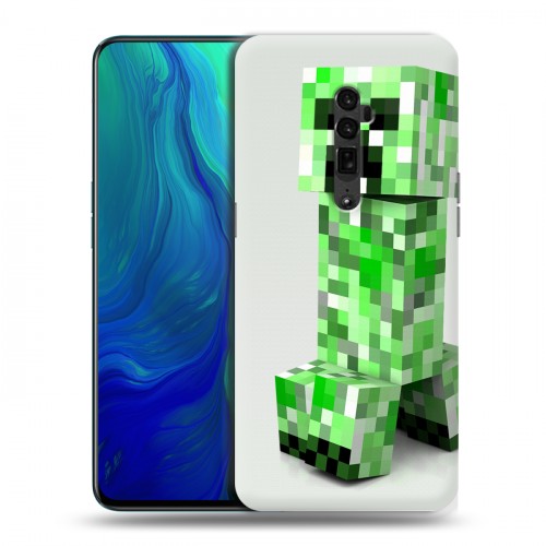 Дизайнерский пластиковый чехол для OPPO Reno 10x Zoom Minecraft