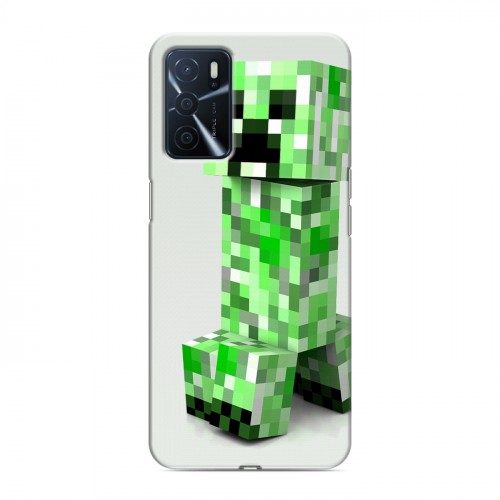 Дизайнерский силиконовый чехол для OPPO A16 Minecraft