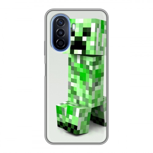 Дизайнерский силиконовый чехол для Huawei Nova Y70 Minecraft