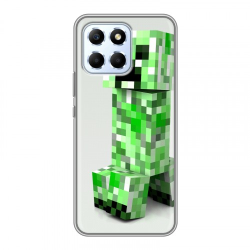 Дизайнерский силиконовый чехол для Huawei Honor X6 Minecraft