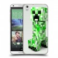 Дизайнерский пластиковый чехол для HTC Desire 816 Minecraft