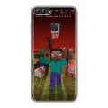 Дизайнерский силиконовый чехол для Huawei P Smart Minecraft