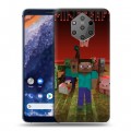 Дизайнерский силиконовый чехол для Nokia 9 PureView Minecraft