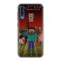 Дизайнерский силиконовый чехол для Samsung Galaxy A50 Minecraft