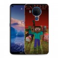 Дизайнерский силиконовый чехол для Nokia 5.4 Minecraft