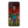 Дизайнерский силиконовый чехол для Xiaomi Redmi 10 Minecraft