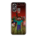 Дизайнерский силиконовый чехол для OPPO A17 Minecraft