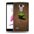 Дизайнерский пластиковый чехол для LG G4 Stylus Minecraft