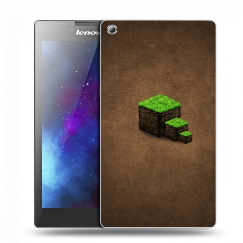 Дизайнерский силиконовый чехол для Lenovo Tab 3 7 Minecraft