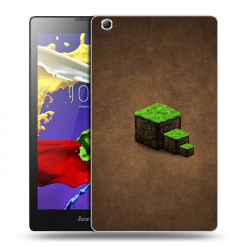Дизайнерский силиконовый чехол для Lenovo Tab 3 7 Essential Minecraft