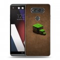 Дизайнерский пластиковый чехол для LG V20 Minecraft