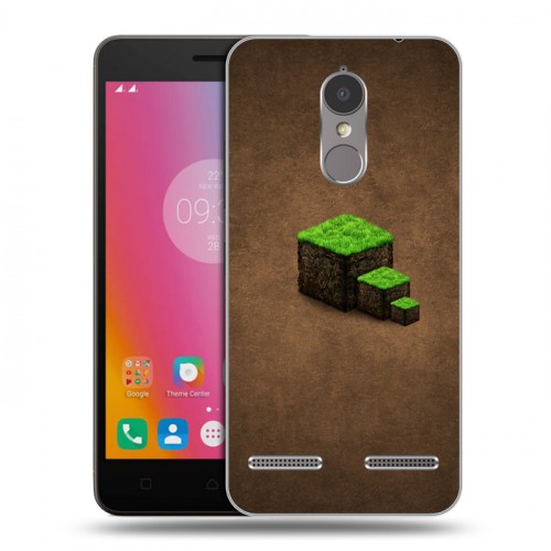 Дизайнерский пластиковый чехол для Lenovo K6 Minecraft