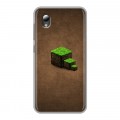 Дизайнерский силиконовый чехол для ZTE Blade A3 (2019) Minecraft