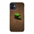 Дизайнерский силиконовый с усиленными углами чехол для Iphone 12 Mini Minecraft