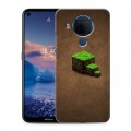 Дизайнерский силиконовый чехол для Nokia 5.4 Minecraft