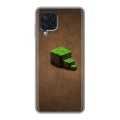 Дизайнерский силиконовый чехол для Samsung Galaxy A22 Minecraft