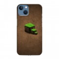 Дизайнерский силиконовый чехол для Iphone 13 Minecraft