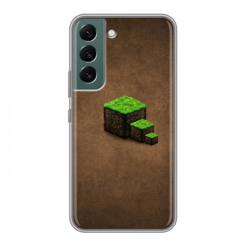 Дизайнерский силиконовый чехол для Samsung Galaxy S22 Minecraft