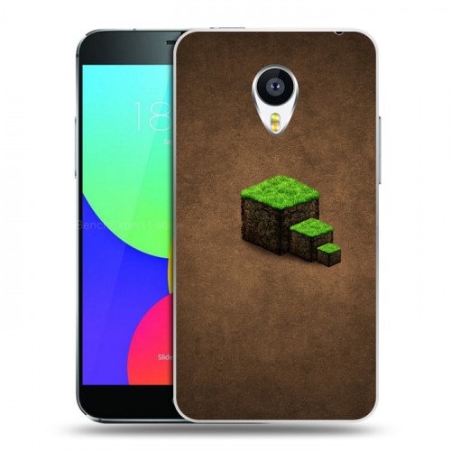 Дизайнерский пластиковый чехол для Meizu MX4 Minecraft