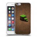 Дизайнерский силиконовый чехол для Iphone 6 Plus/6s Plus Minecraft