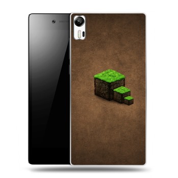 Дизайнерский силиконовый чехол для Lenovo Vibe Shot Minecraft (на заказ)
