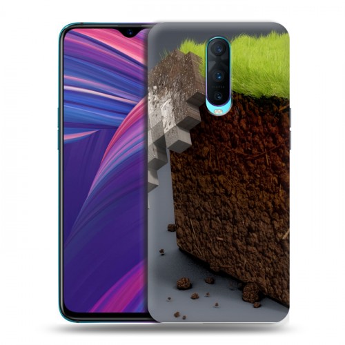 Дизайнерский пластиковый чехол для OPPO RX17 Pro Minecraft