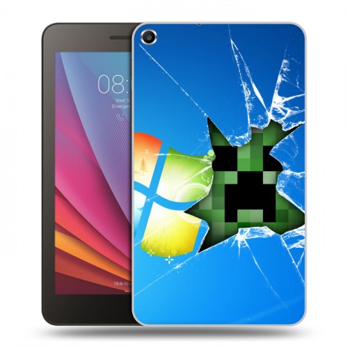Дизайнерский силиконовый чехол для Huawei MediaPad T1 7.0 Minecraft