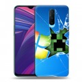 Дизайнерский пластиковый чехол для OPPO RX17 Pro Minecraft